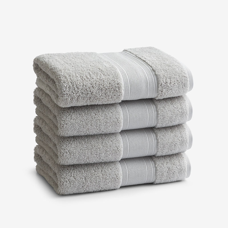 Regal Egyptian Cotton 6-Piece Bath Set- Light Gray