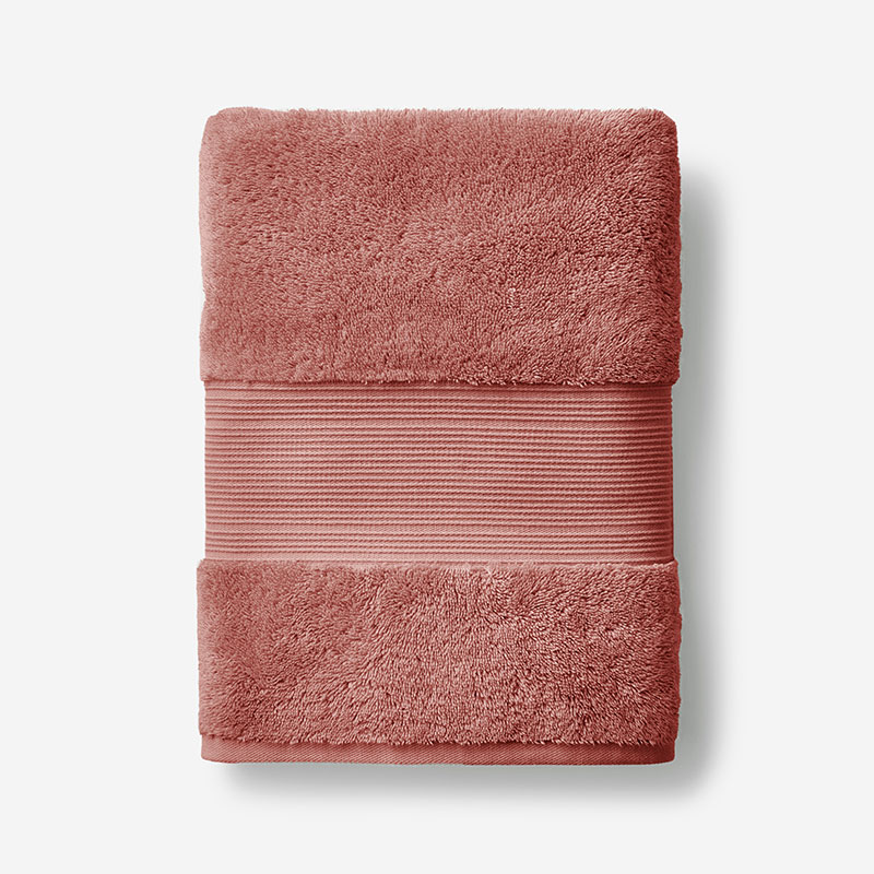The Company Store Regal Egyptian Cotton Bath Towel In Orange/coral/pink