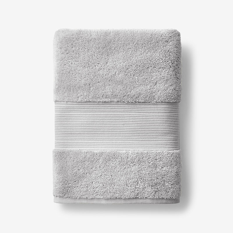 The Company Store Regal Egyptian Cotton Bath Towel In Light Gray
