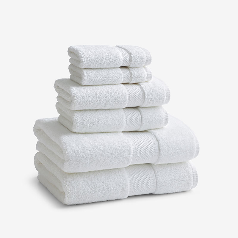 The Company Store Sterling Supima® Cotton 6-piece Bath Set In White