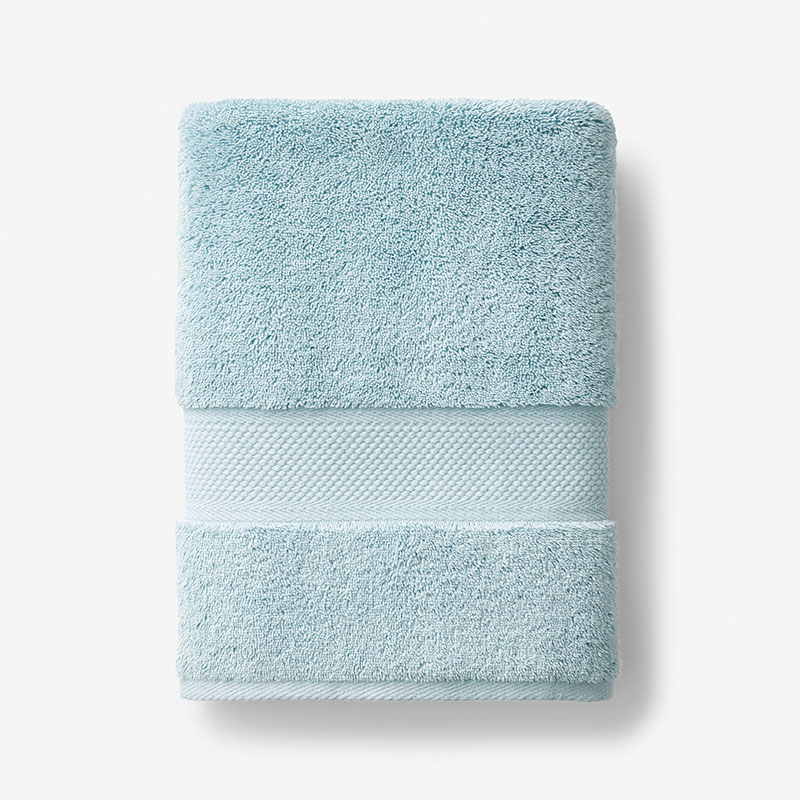 The Company Store Sterling Supima® Cotton Bath Towel In Teal/turquoise Blue