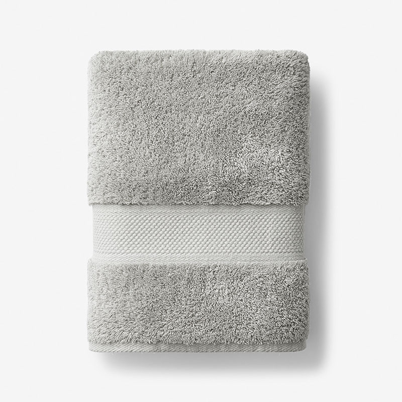 The Company Store Sterling Supima® Cotton Bath Towel In Light Gray