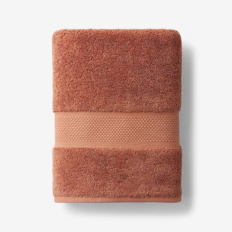 The Company Store Sterling Supima® Cotton Bath Towel In Terracotta Orange