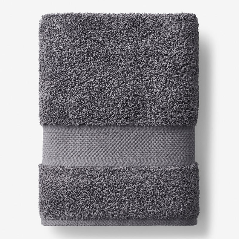 The Company Store Sterling Supima® Cotton Bath Sheet In Dark Gray