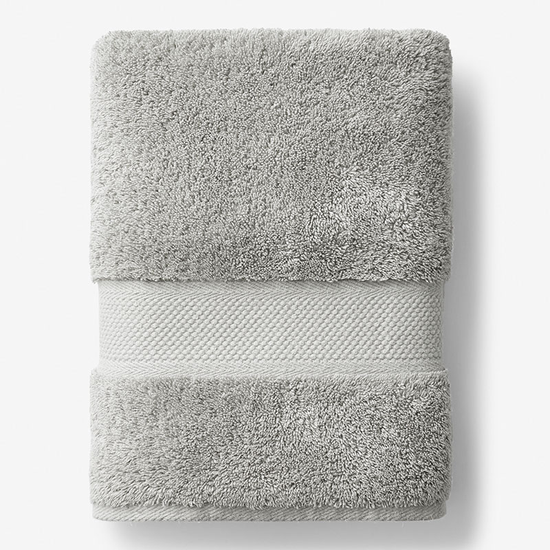 Sterling Supima  Cotton Bath Towel - Light Gray