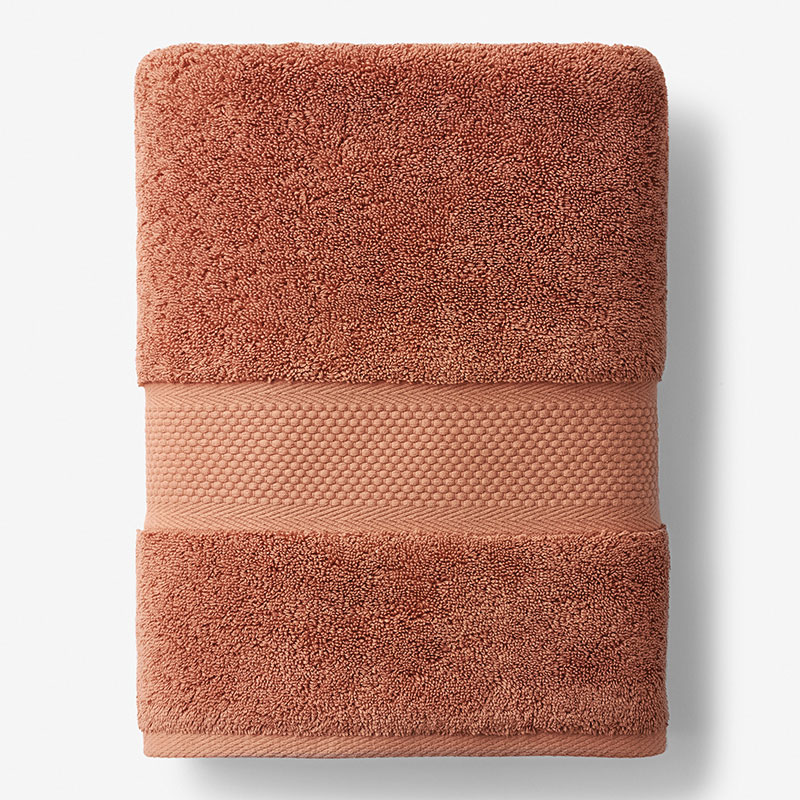 The Company Store Sterling Supima® Cotton Bath Sheet In Terracotta Orange