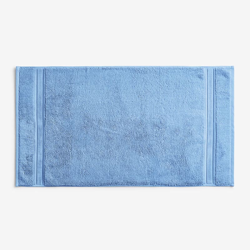 The Company Store Turkish Cotton Bath Mat In Blue Water