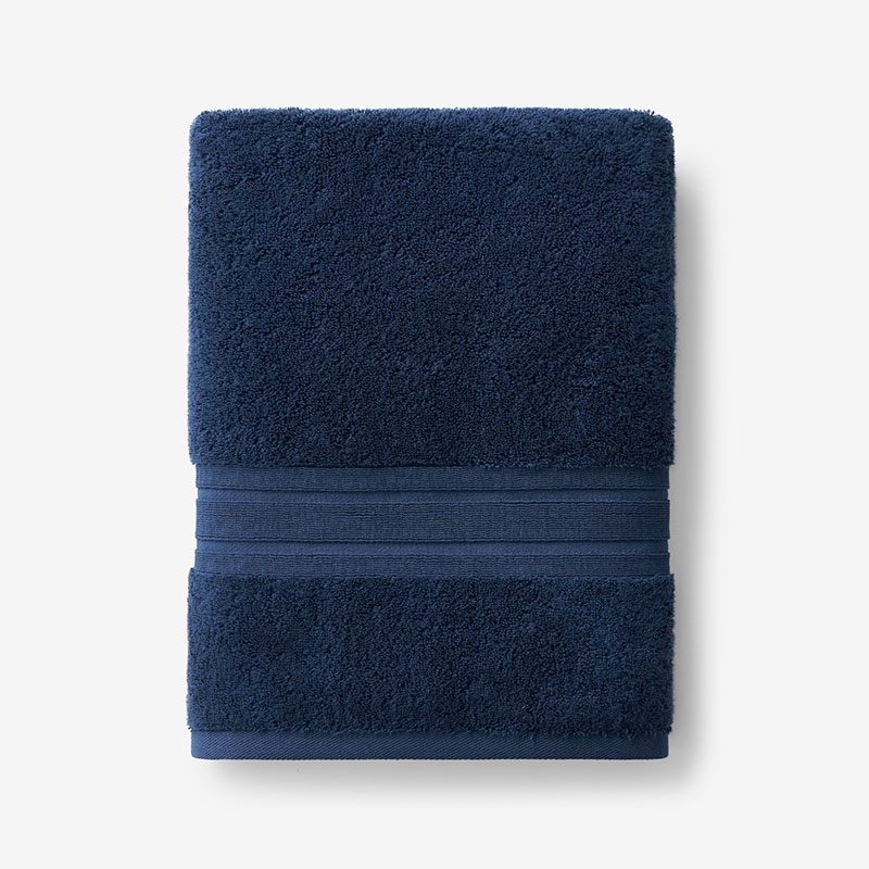 Company Cotton™ Turkish Cotton Bath Towel- Navy | The Company Store