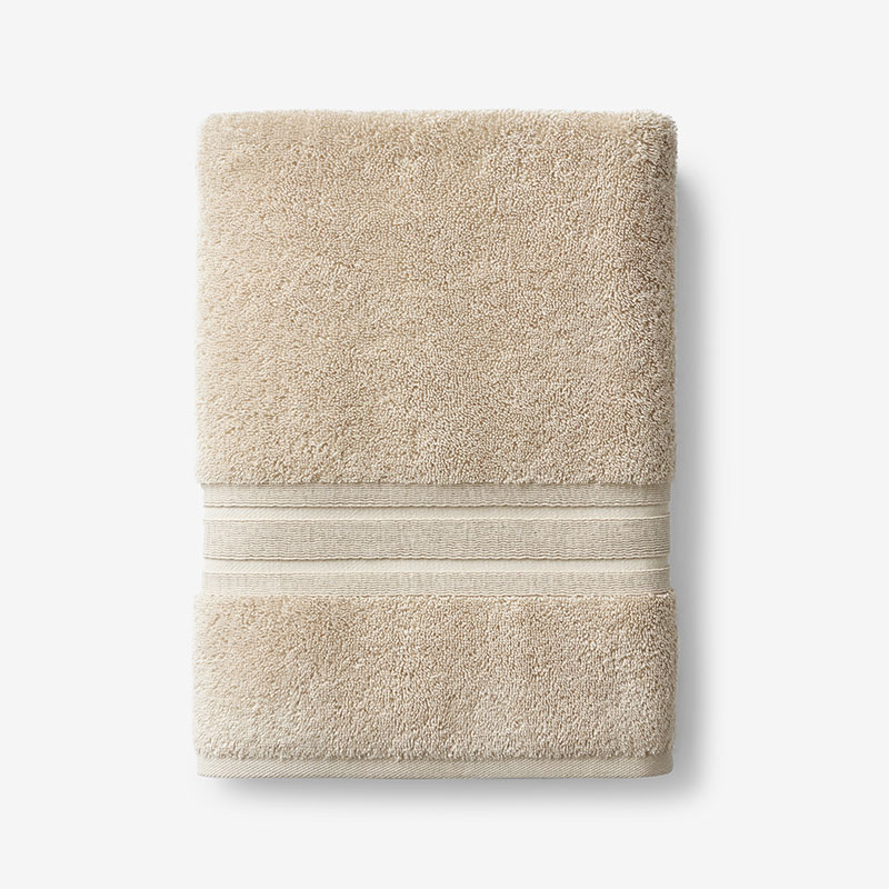 Family Name -Nautical Embroidered Brown Bath Towel Set - Or Individual