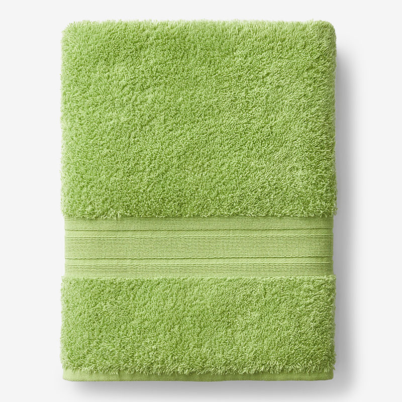 The Company Store Turkish Cotton Bath Sheet In Field Green