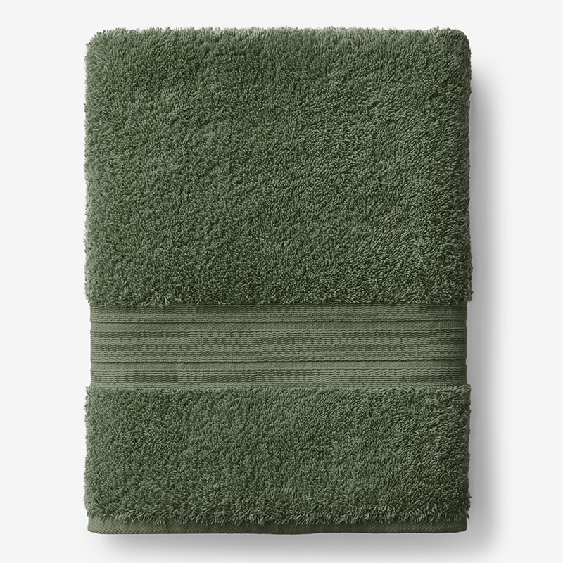 The Company Store Turkish Cotton Bath Sheet In Marsh Green