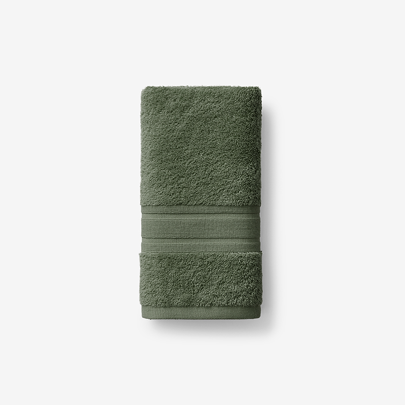 The Company Store Turkish Cotton Hand Towel In Marsh Green