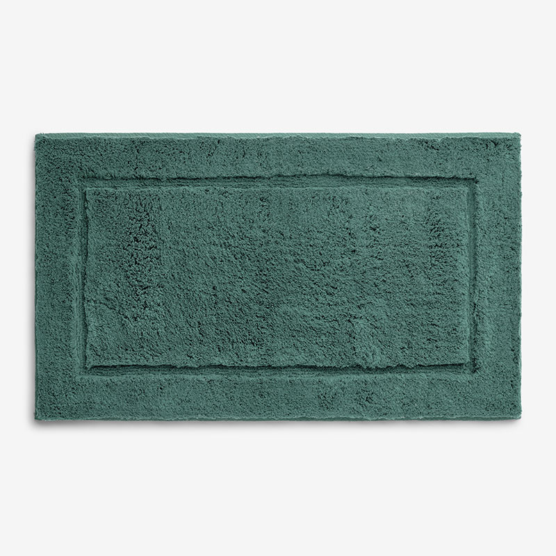 The Company Store Regal Cotton Bath Rug In Jade Green