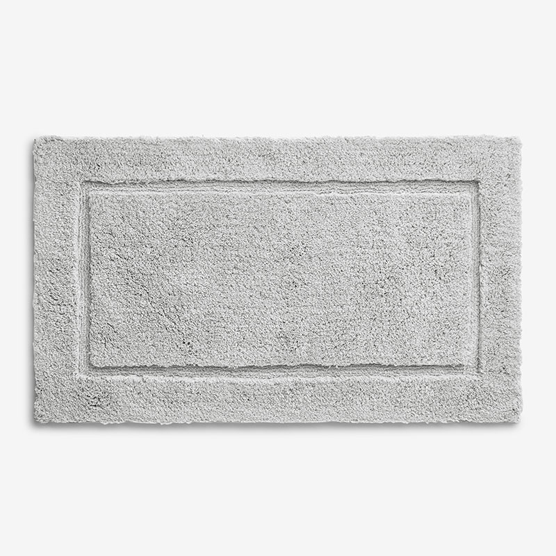 Regal Cotton Bath Rug - Light Gray, 17 in. x 24 in.