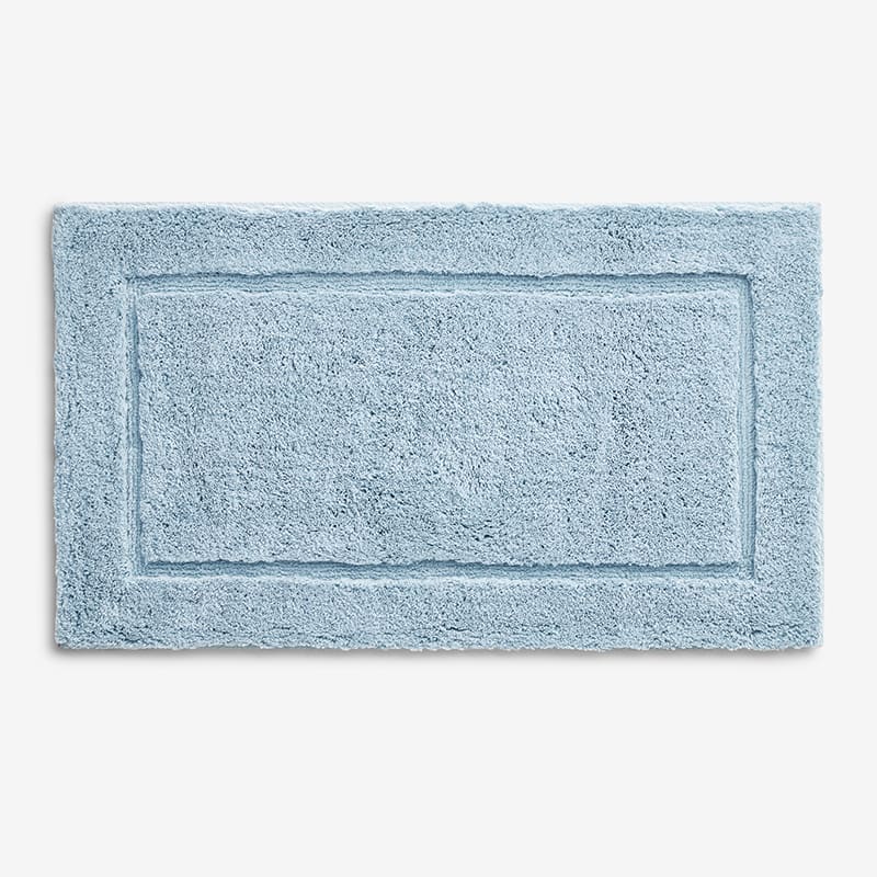 The Company Store Regal Cotton Bath Rug In Blue Sky